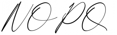 Anthoni Signature Regular Font UPPERCASE
