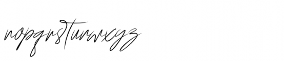 Anthonio Bradley Signature Regular Font LOWERCASE