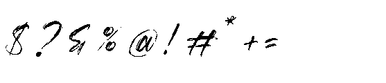 Anthony Dominate Regular Font OTHER CHARS