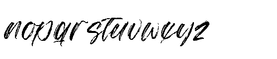 Anthony Dominate Regular Font LOWERCASE