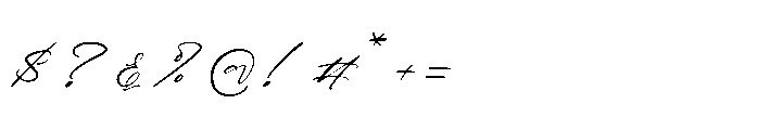 Anthony Smith Regular Font OTHER CHARS