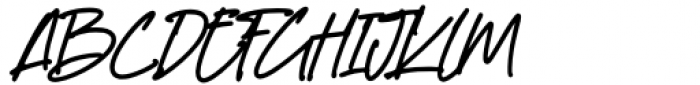 Anthony Writters Regular Font UPPERCASE