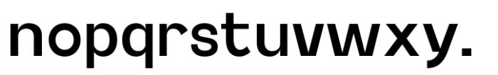 Anti Grotesk Bold Font LOWERCASE