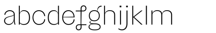 Anti Grotesk Thin Font LOWERCASE