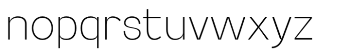 Anti Grotesk Thin Font LOWERCASE