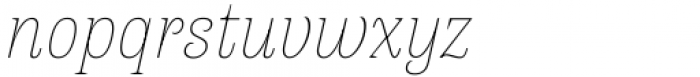 Antica Variable Italic Font LOWERCASE