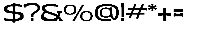 Anticipate Font OTHER CHARS