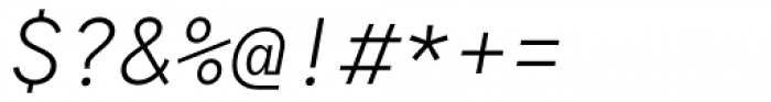 Antikor Family mn Light Italic Font OTHER CHARS