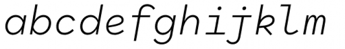 Antikor Family mn Light Italic Font LOWERCASE