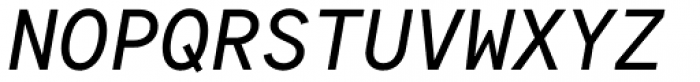 Antikor Family mn Medium Italic Font UPPERCASE