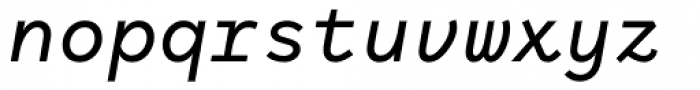 Antikor Family mn Medium Italic Font LOWERCASE