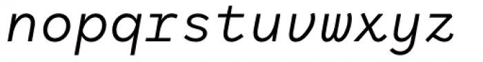 Antikor Family mn Regular Italic Font LOWERCASE