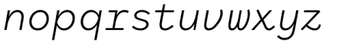 Antikor Family tx Light Italic Font LOWERCASE