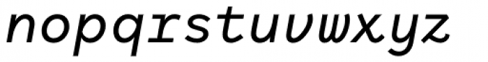 Antikor Family tx Medium Italic Font LOWERCASE