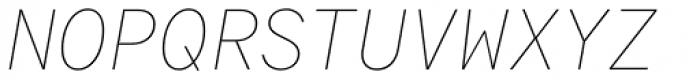 Antikor Family tx Thin Italic Font UPPERCASE
