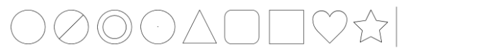 Antipasto Pro Icons Hairline Font OTHER CHARS