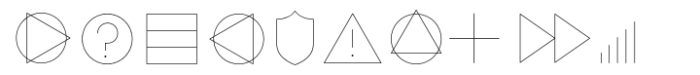 Antipasto Pro Icons Hairline Font OTHER CHARS