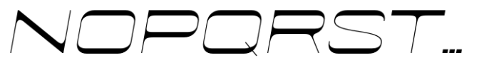 Antipodes Expanded Italic Font UPPERCASE