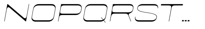 Antipodes Expanded Light Italic Font UPPERCASE