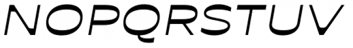 Antipol Extended Regular Italic Font UPPERCASE