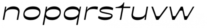 Antipol Extended Regular Italic Font LOWERCASE