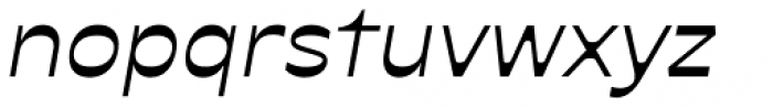 Antipol Wide Regular Italic Font LOWERCASE
