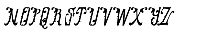 Antiqiez Italic Font UPPERCASE