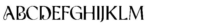 Antiqua Lux Font UPPERCASE