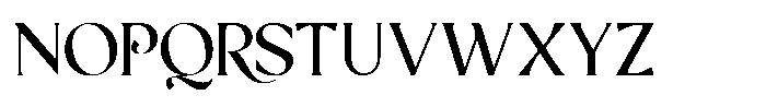 Antiqua Lux Font UPPERCASE