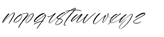 Antique Blisstar Italic Font LOWERCASE