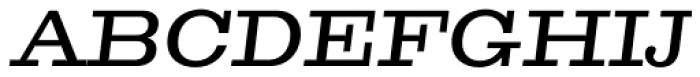 Antique Central Medium Italic Font UPPERCASE