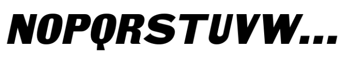 Antique Grotesk JNL Oblique Font UPPERCASE