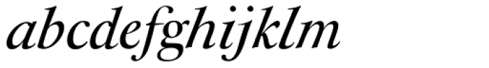 Antique Moderne Italic Font LOWERCASE