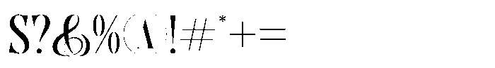 Antique Orchad Regular Font OTHER CHARS