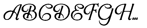 Antique Seaside Font UPPERCASE