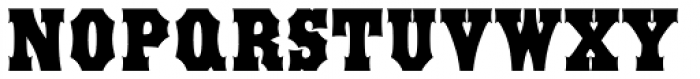 Antique Tuscan Condensed Bold Font LOWERCASE