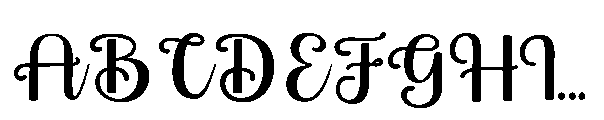 Antira Letter Font UPPERCASE