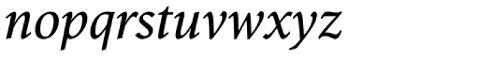 Antium Italic Font LOWERCASE