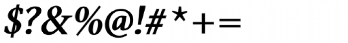 Antium SemiCondensed Black Italic Font OTHER CHARS