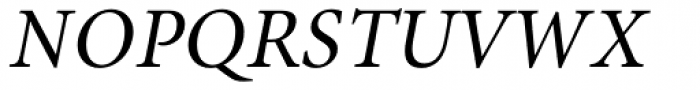 Antium SemiCondensed Italic Font UPPERCASE
