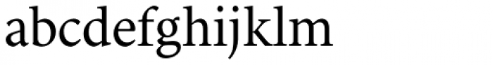 Antium SemiCondensed Regular Font LOWERCASE
