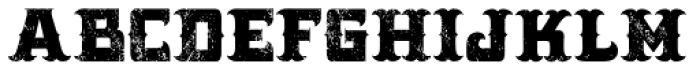 Antler Condensed South Letterpress Font LOWERCASE