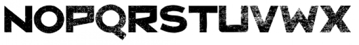 Antler East Letterpress Font LOWERCASE