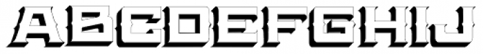 Antler West Three Dee Font LOWERCASE