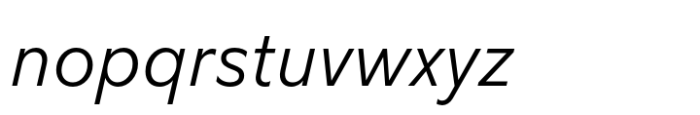 Antona Light Italic Font LOWERCASE