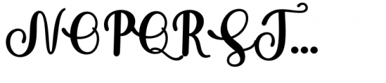 Antonella Regular Font UPPERCASE