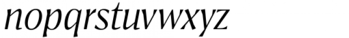Antonia H1 Regular Italic Font LOWERCASE