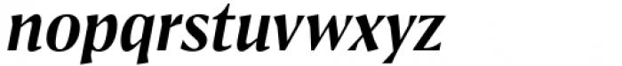 Antonia H1 SemiBold Italic Font LOWERCASE