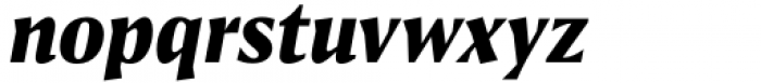Antonia H2 Heavy Italic Font LOWERCASE