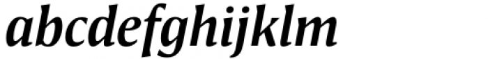 Antonia H2 SemiBold Italic Font LOWERCASE